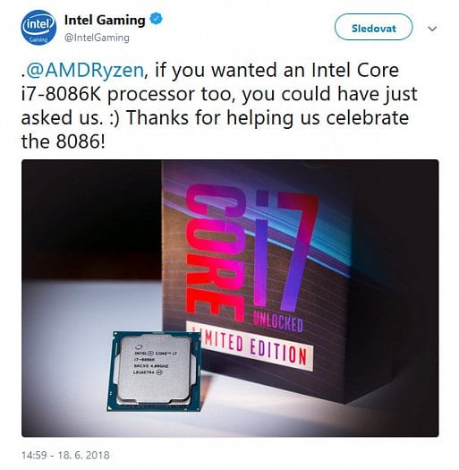 Intel zdá se tyto vtípky bere také s humorem