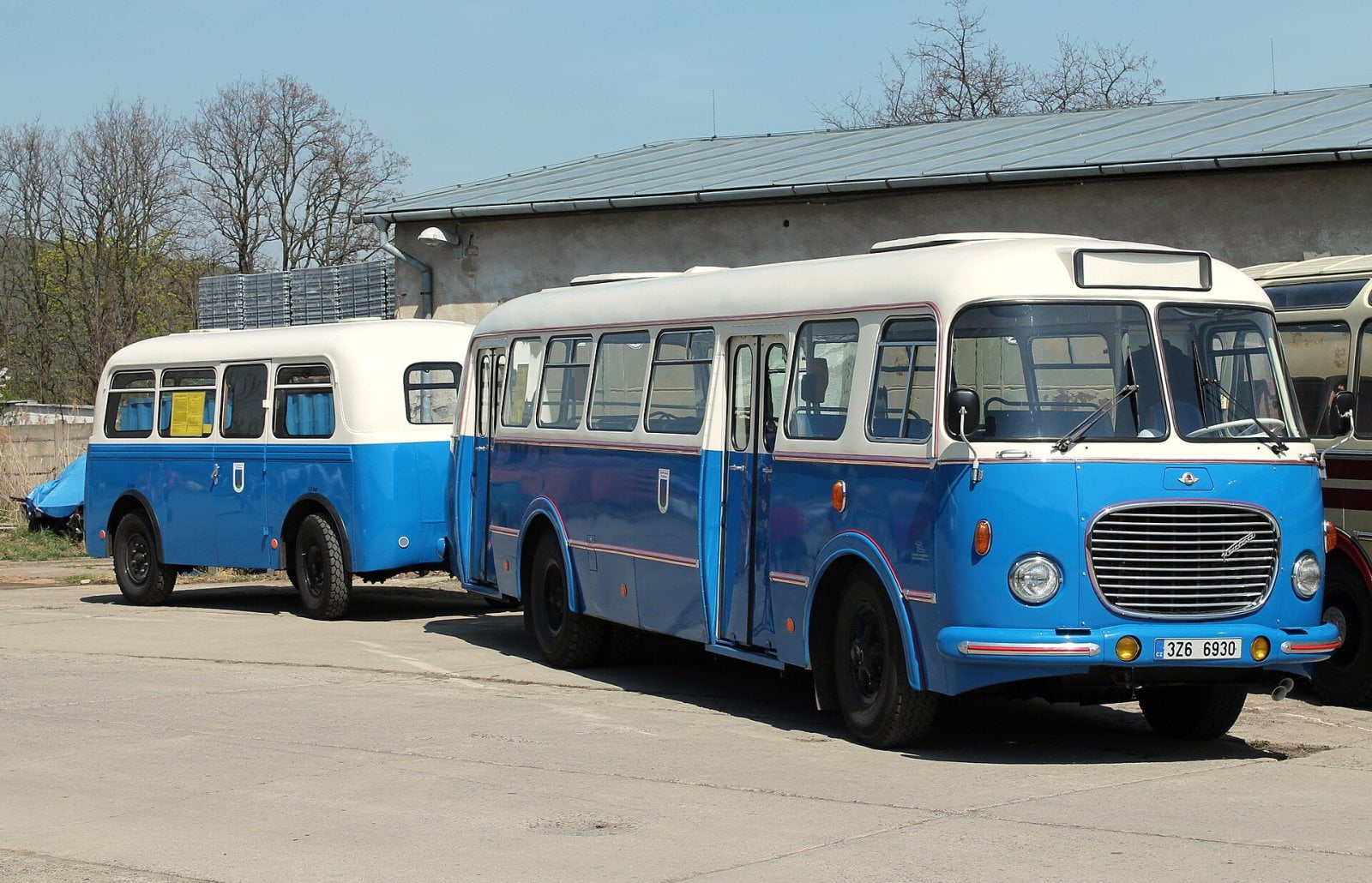 Škoda 706 RTO s přívěsem Karosa B 40
