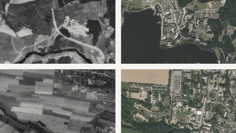 Náhledový obrázek - Pohled do minulosti z ptačí perspektivy. Server Chytremapy.cz ukazuje, jak vypadala oblíbená turistická místa před 75 lety