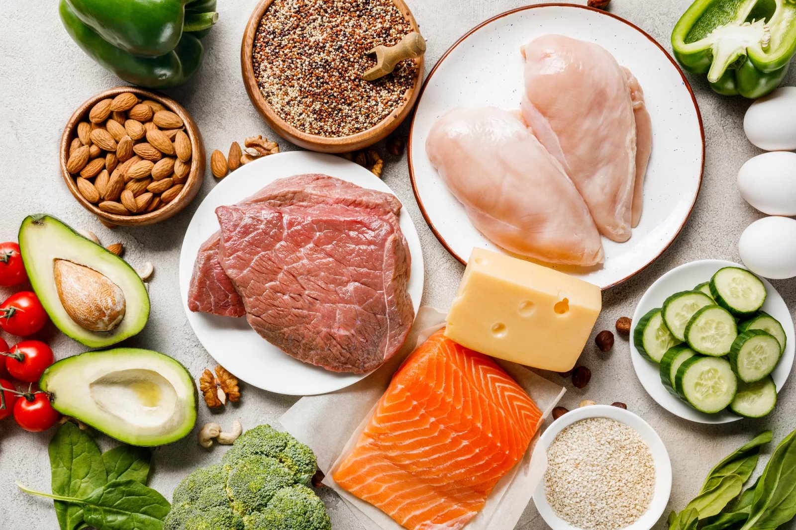 Během režimu je důležité konzumovat pokrmy bohaté na vitamíny a minerály. Též se doporučuje ke každému chodu zařadit zeleninu a zaměřit se, aby jídlo obsahovalo bílkoviny, sacharidy a tuky v rozumném poměru.