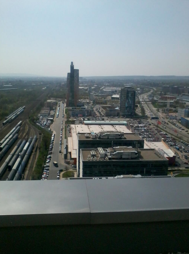 Výhled ze 13. patra.