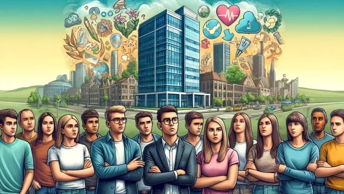 7. 6. 24 / 1x / mladí, nespokojenost, budoucnost, zamyšlení