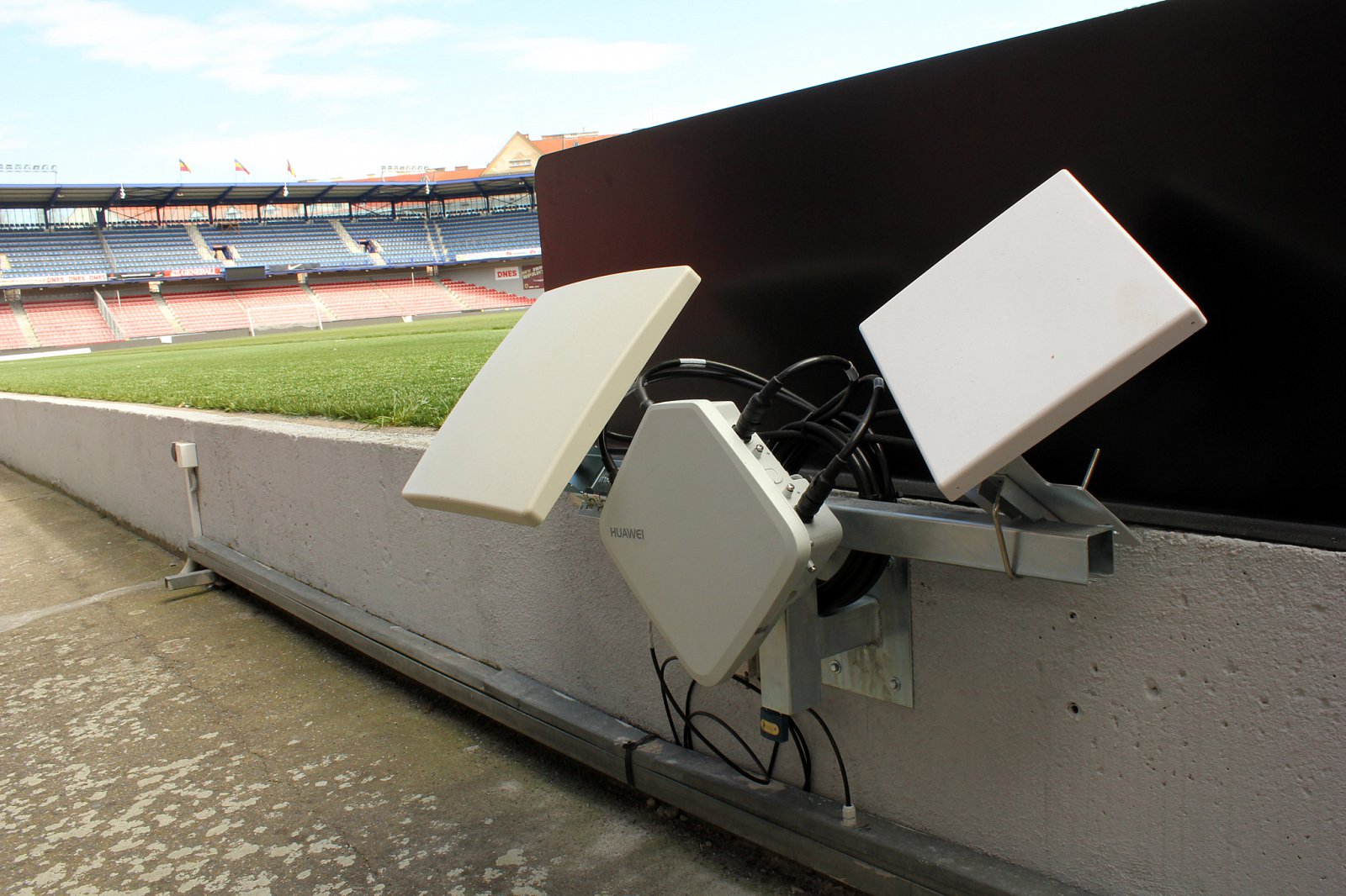 Fotbalová Sparta - připojený stadion