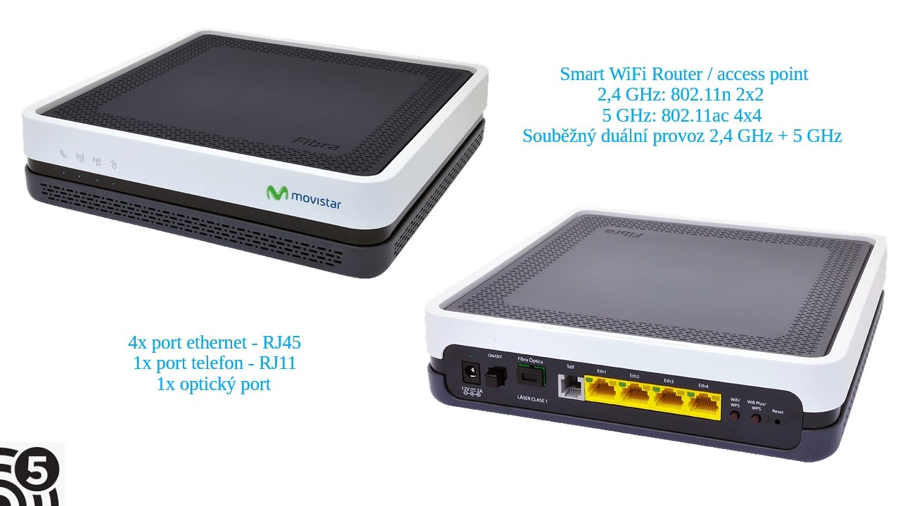 Hardware španělského Movistaru