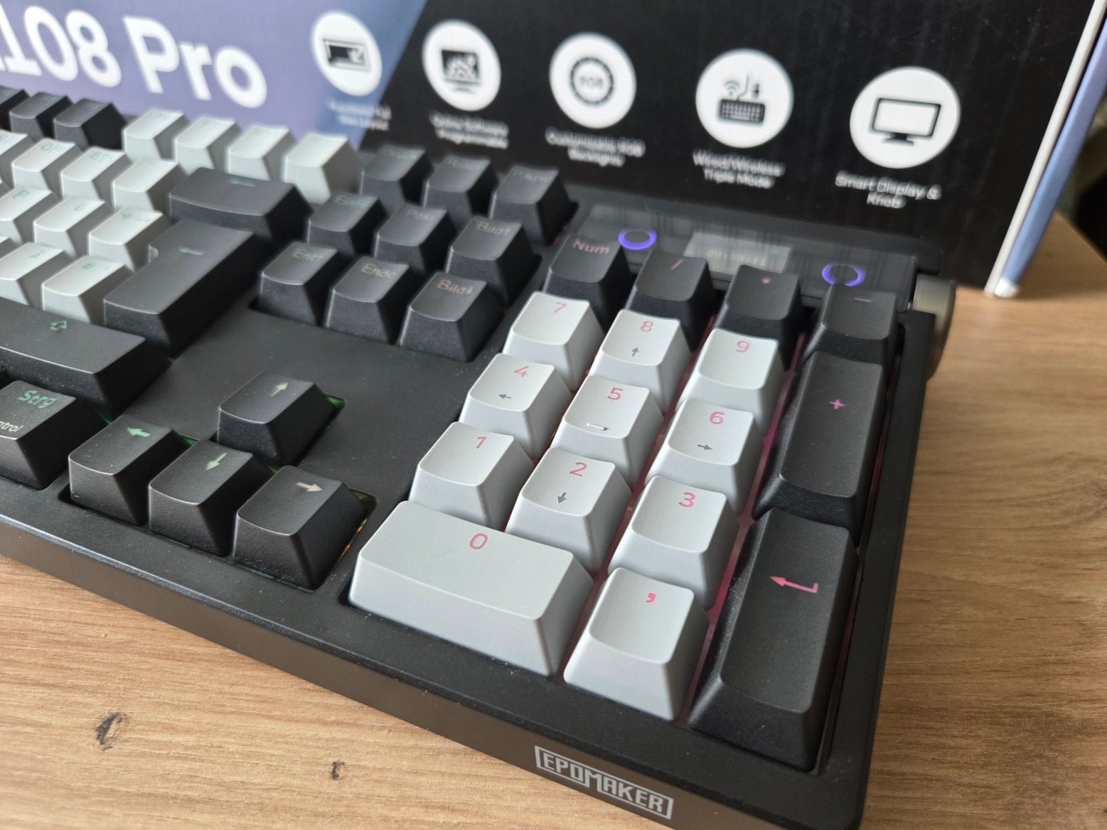 Herní klávesnice Epomaker TH108 Pro