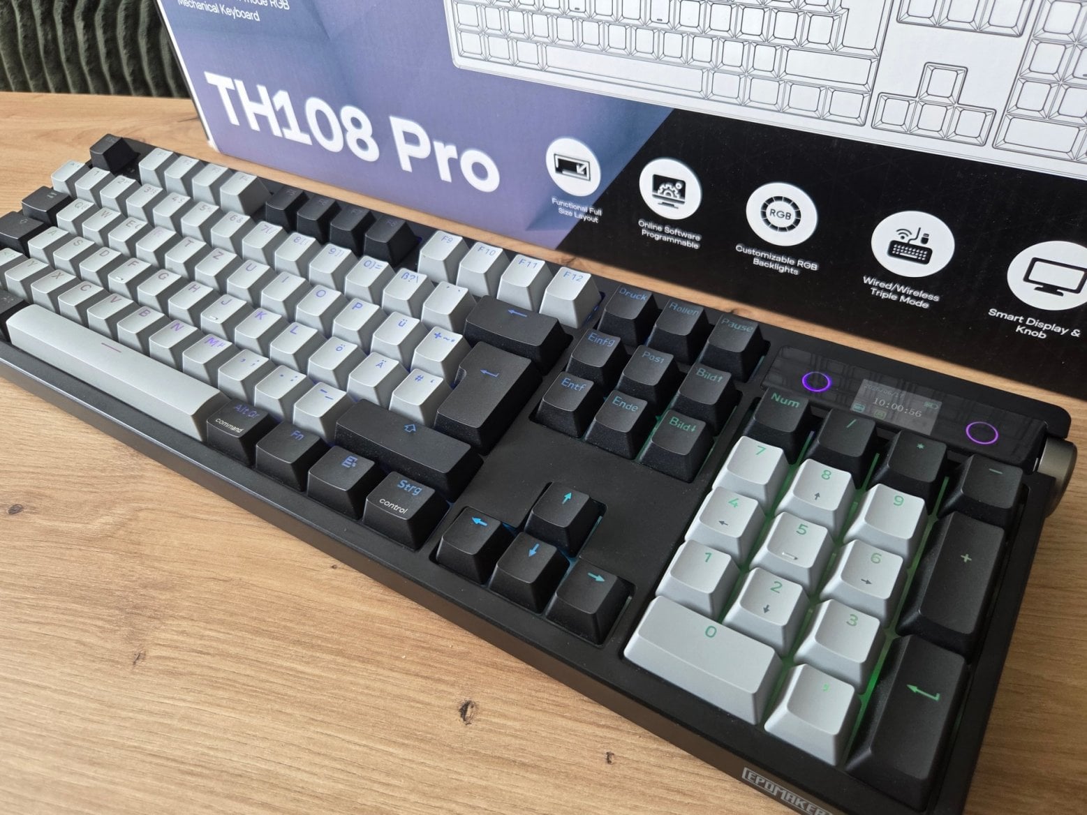 Herní klávesnice Epomaker TH108 Pro