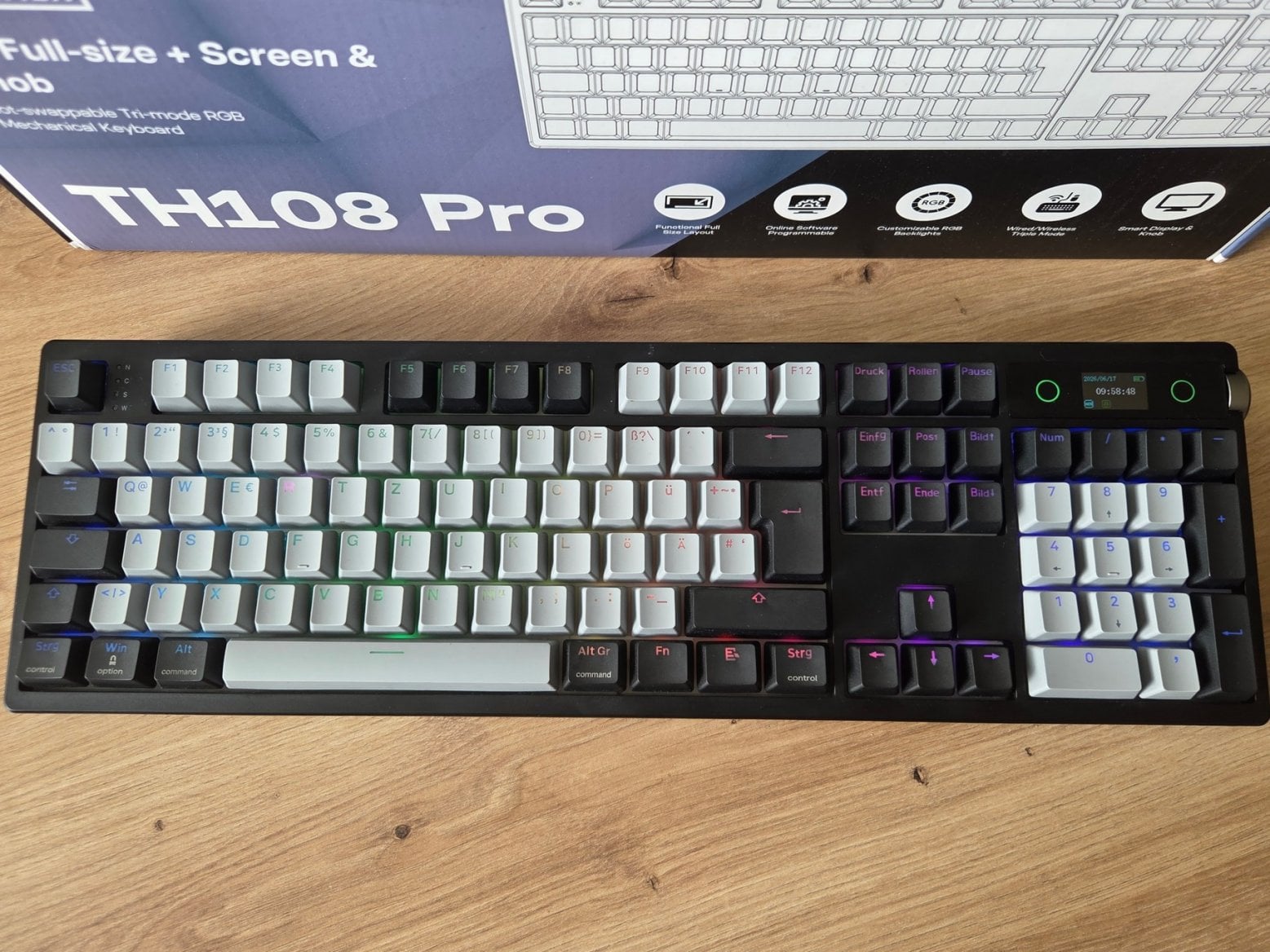 Herní klávesnice Epomaker TH108 Pro