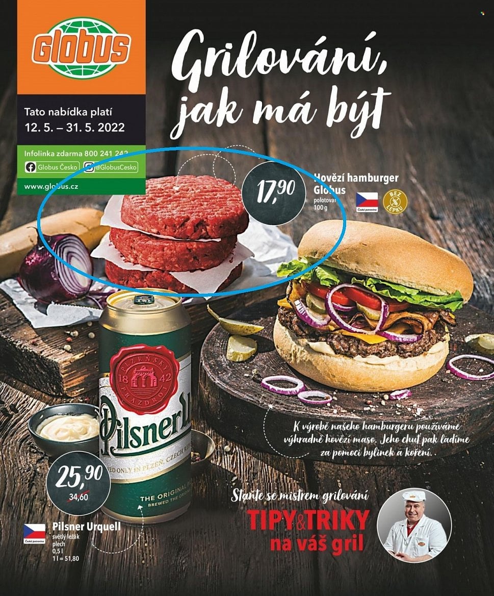 Letáky Globus grilovací sezóna 2021 a 2021