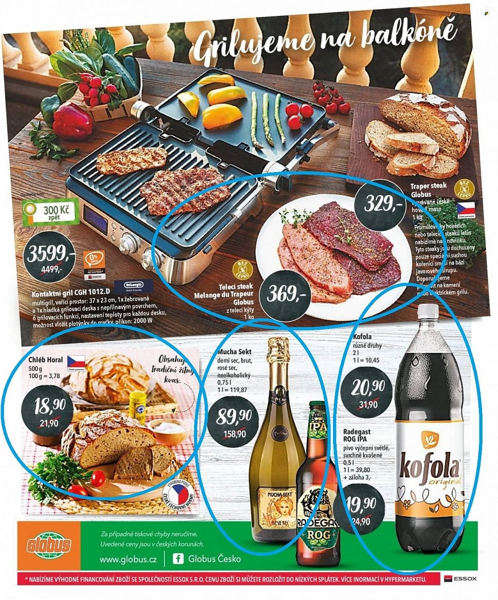 Letáky Globus grilovací sezóna 2021 a 2021