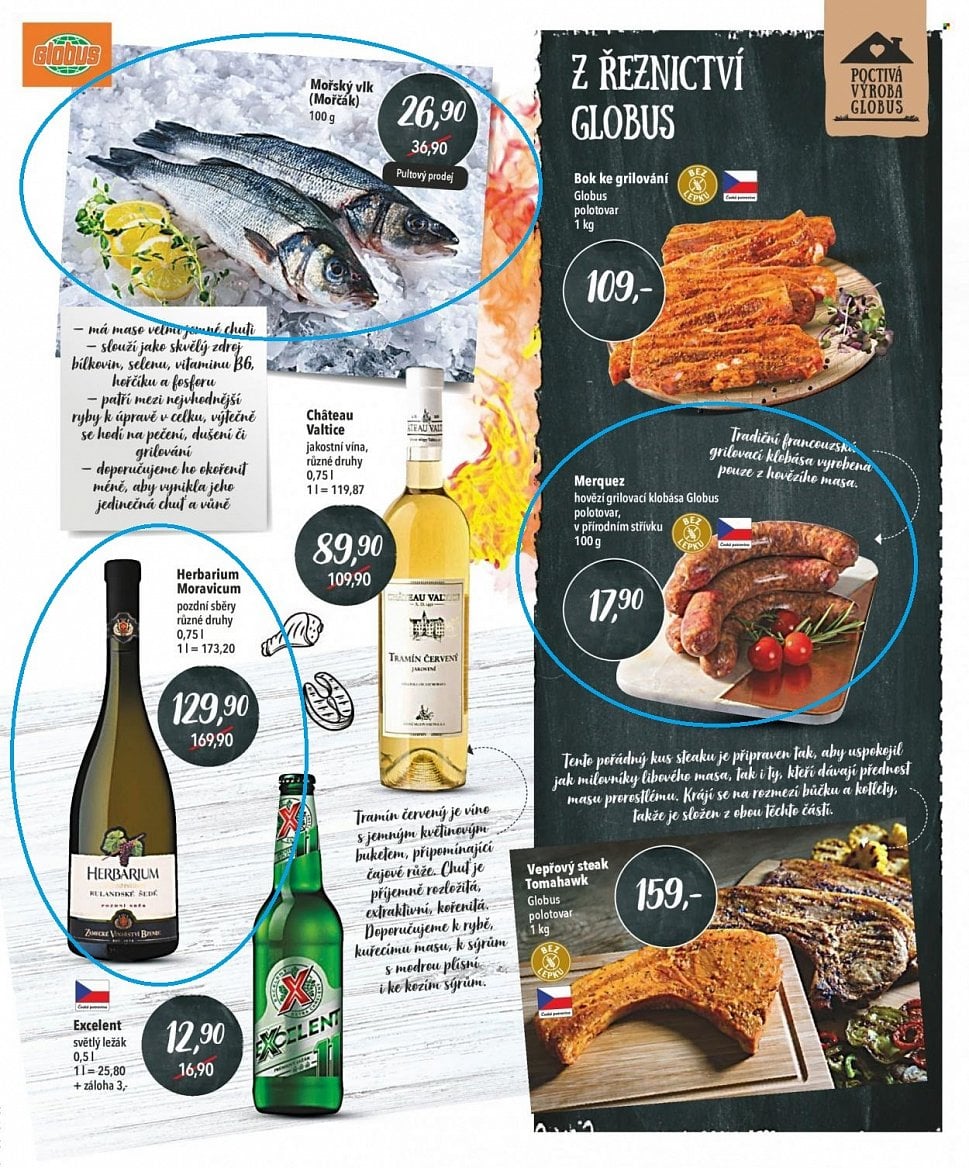 Letáky Globus grilovací sezóna 2021 a 2021