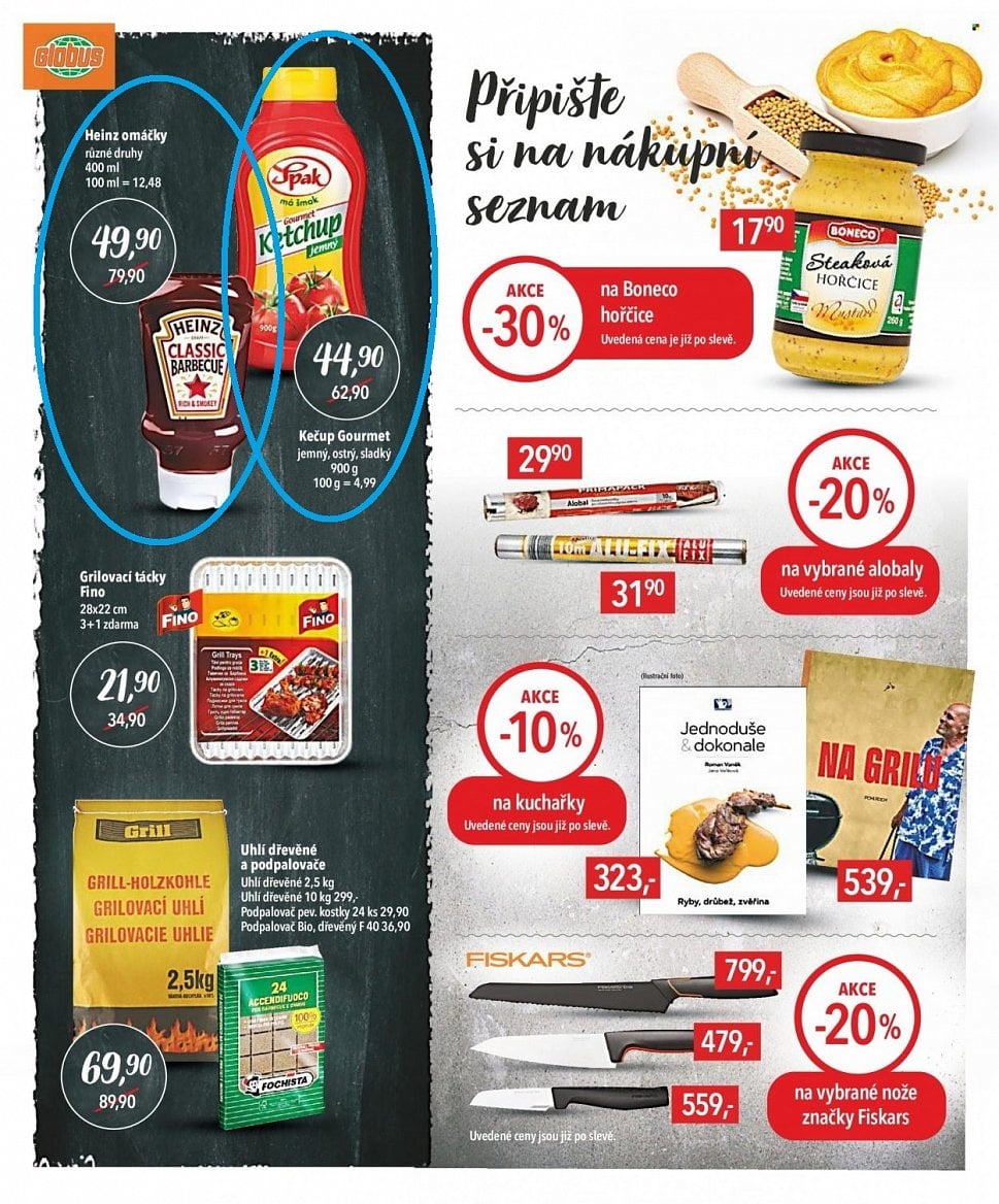 Letáky Globus grilovací sezóna 2021 a 2021