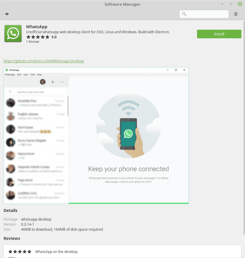 Aplikace připravená k použití