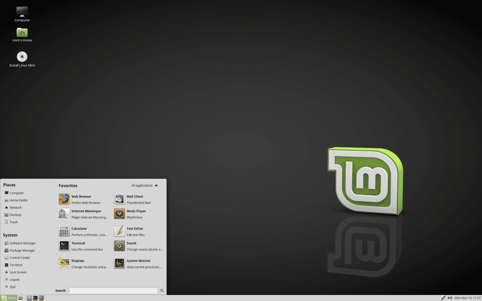 Linux Mint 18.3 MATE