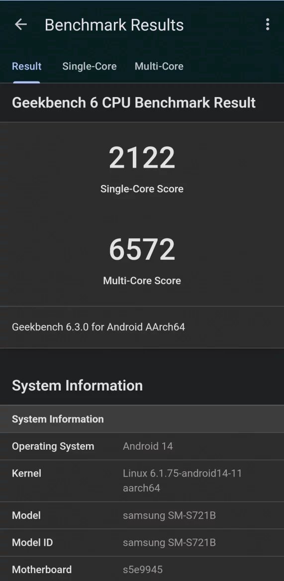 Geekbench 6