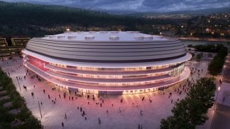 Studie nové hokejové arény v Brně
