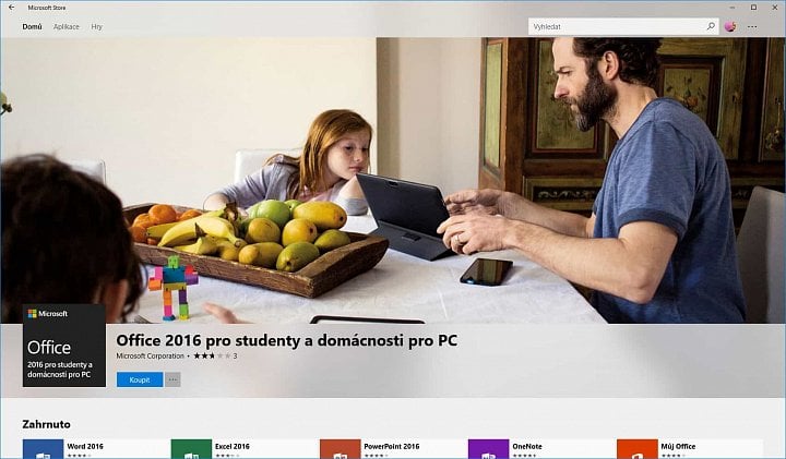 Ve Storu je k nalezení Office 2016 ve třech edicích