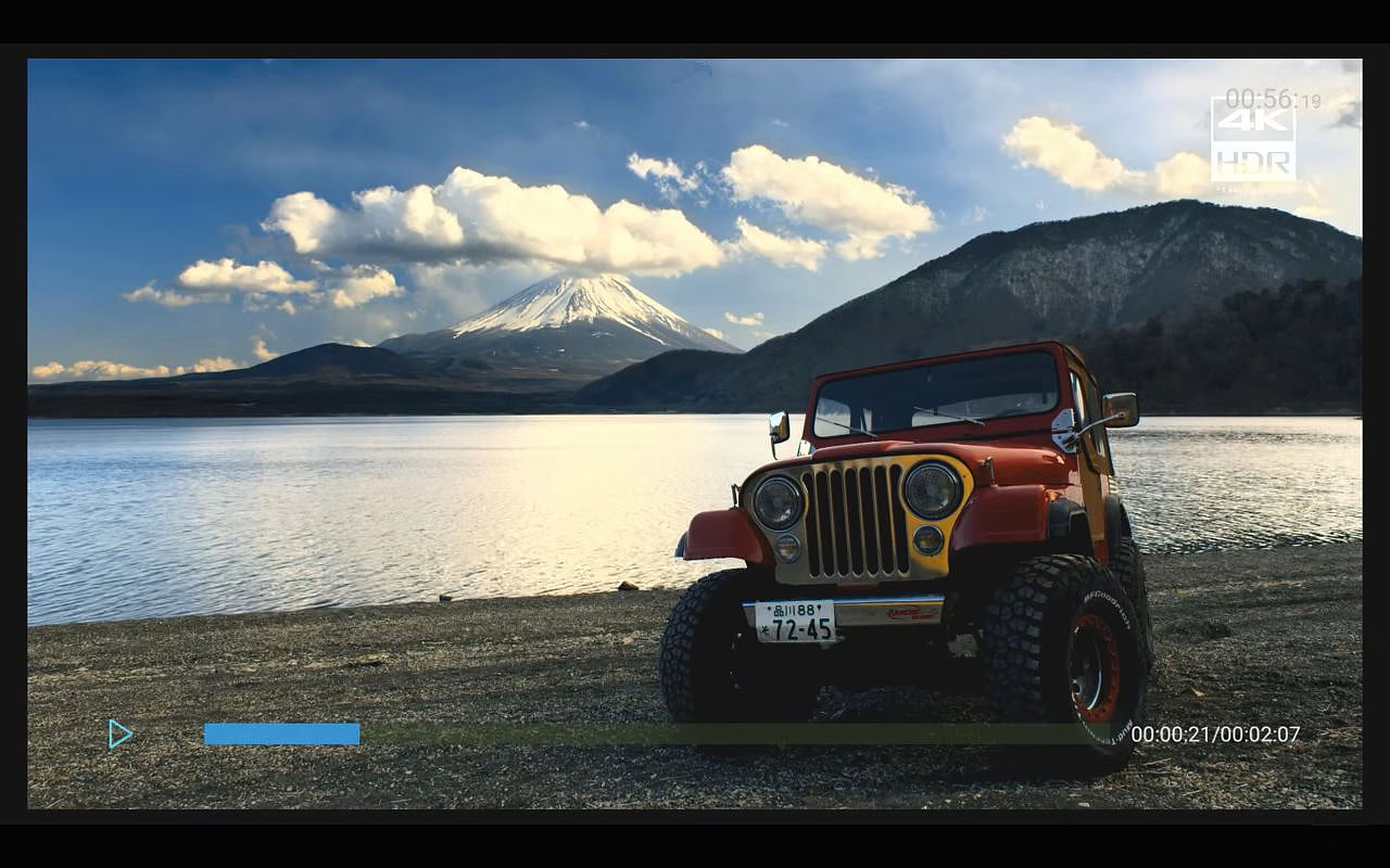 Přehrávání video souborů MX9 Pro Mini