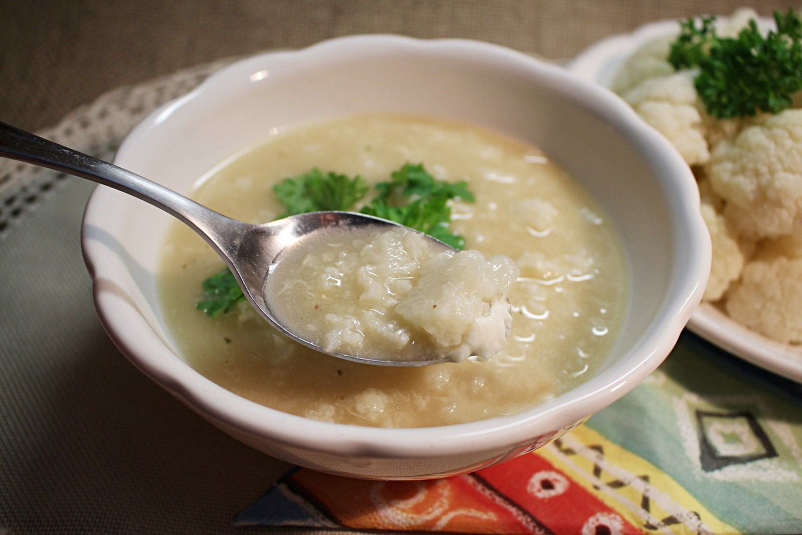 Recept na květákovou polévku