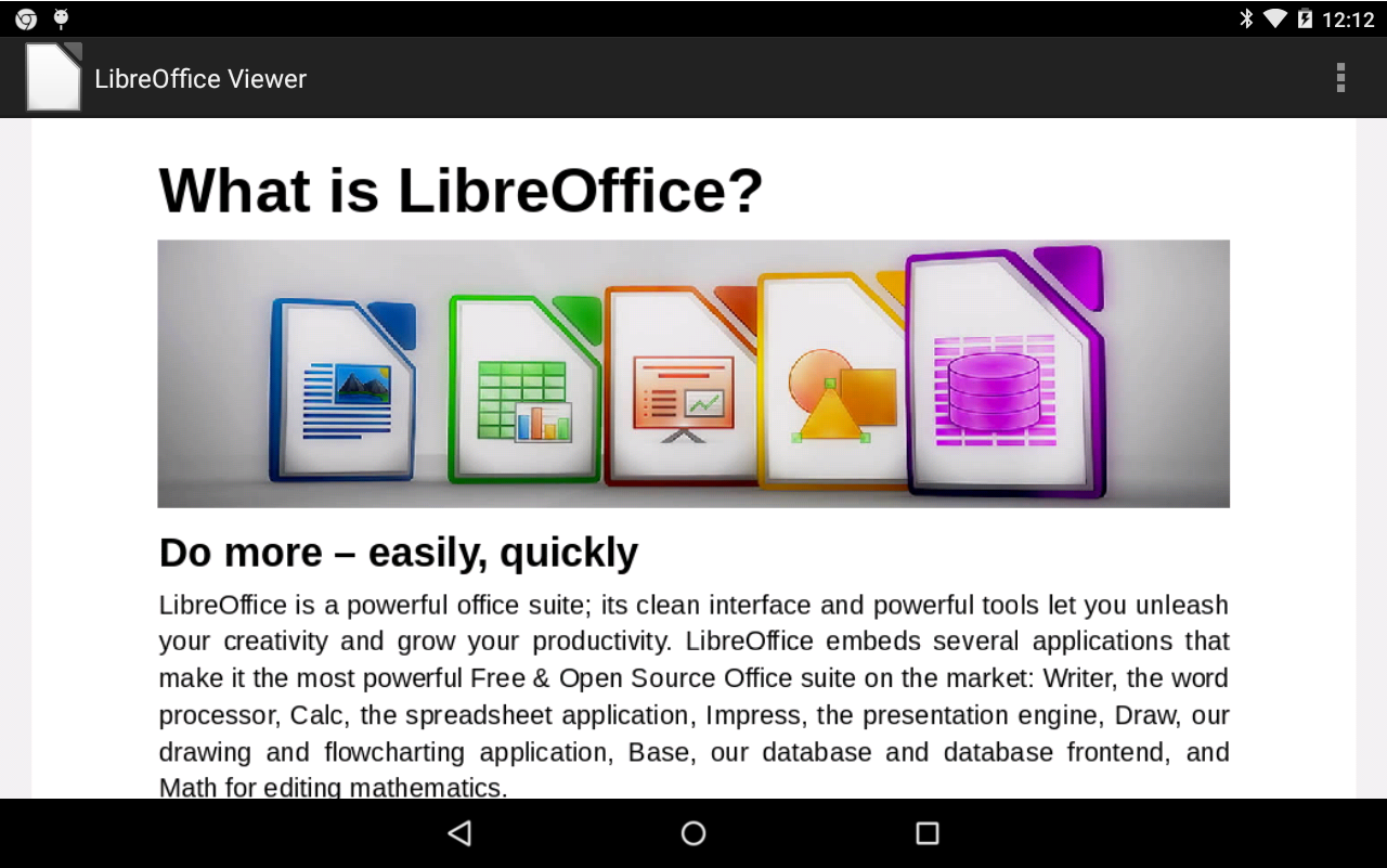 LibreOffice Viewer (Beta) for Android