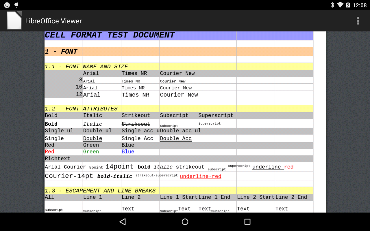 LibreOffice Viewer (Beta) for Android