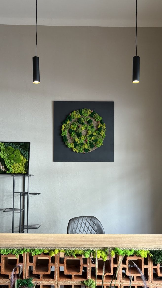 Mechový obraz od Kvítí trochu jinak