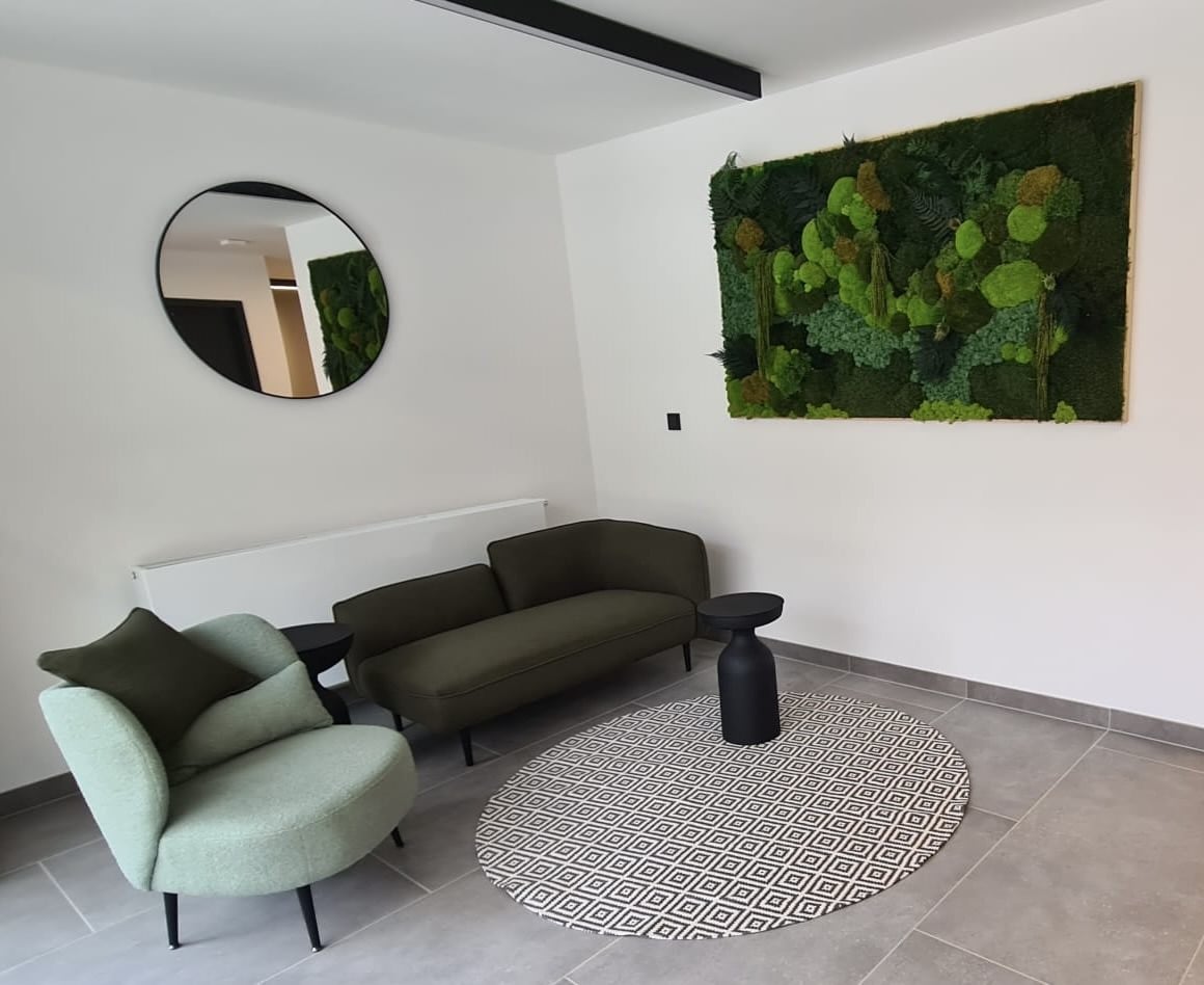 Mechový obraz od Kvítí trochu jinak