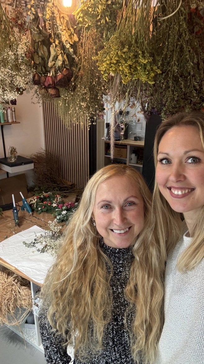 Ilona Nováková s dcerou Ditou Pejcha Novákovou z Kvítí trochu jinak