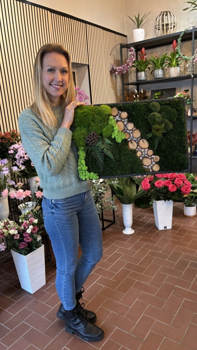 Dita Pejcha Nováková z Kvítí jinak s mechovým obrazem