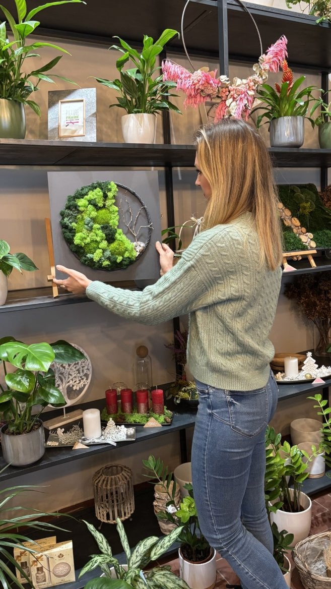 Dita Pejcha Nováková z Kvítí jinak s mechovým obrazem