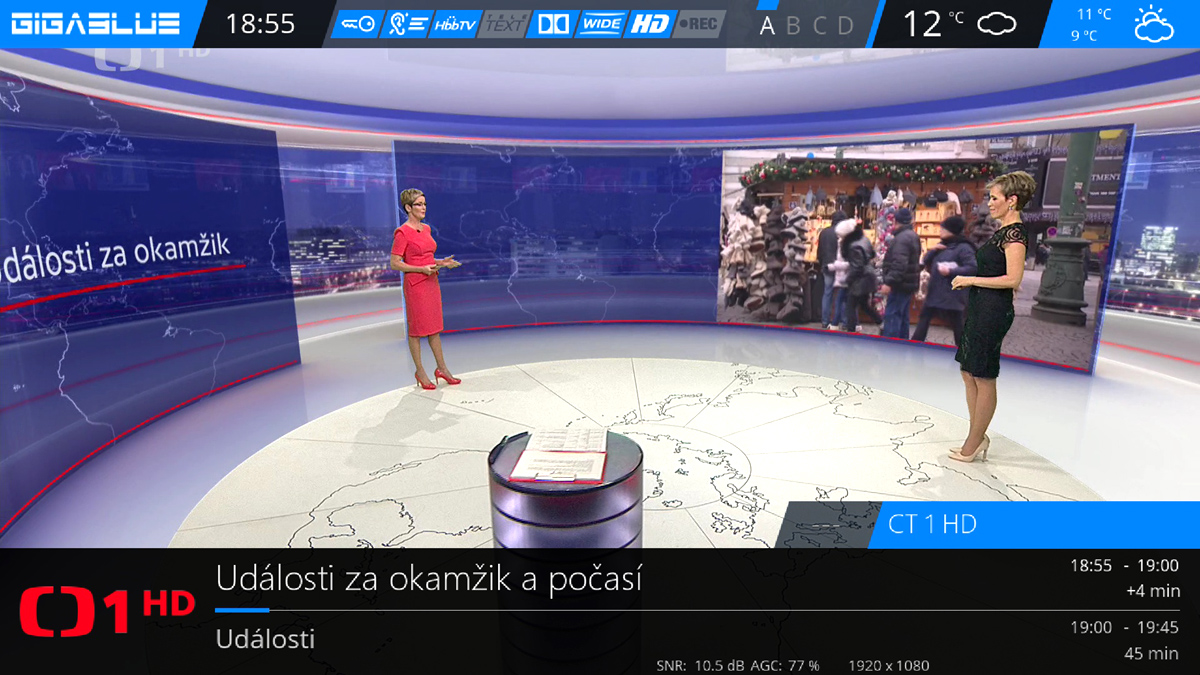 Fotogalerie přijímače Gigablue HD X3