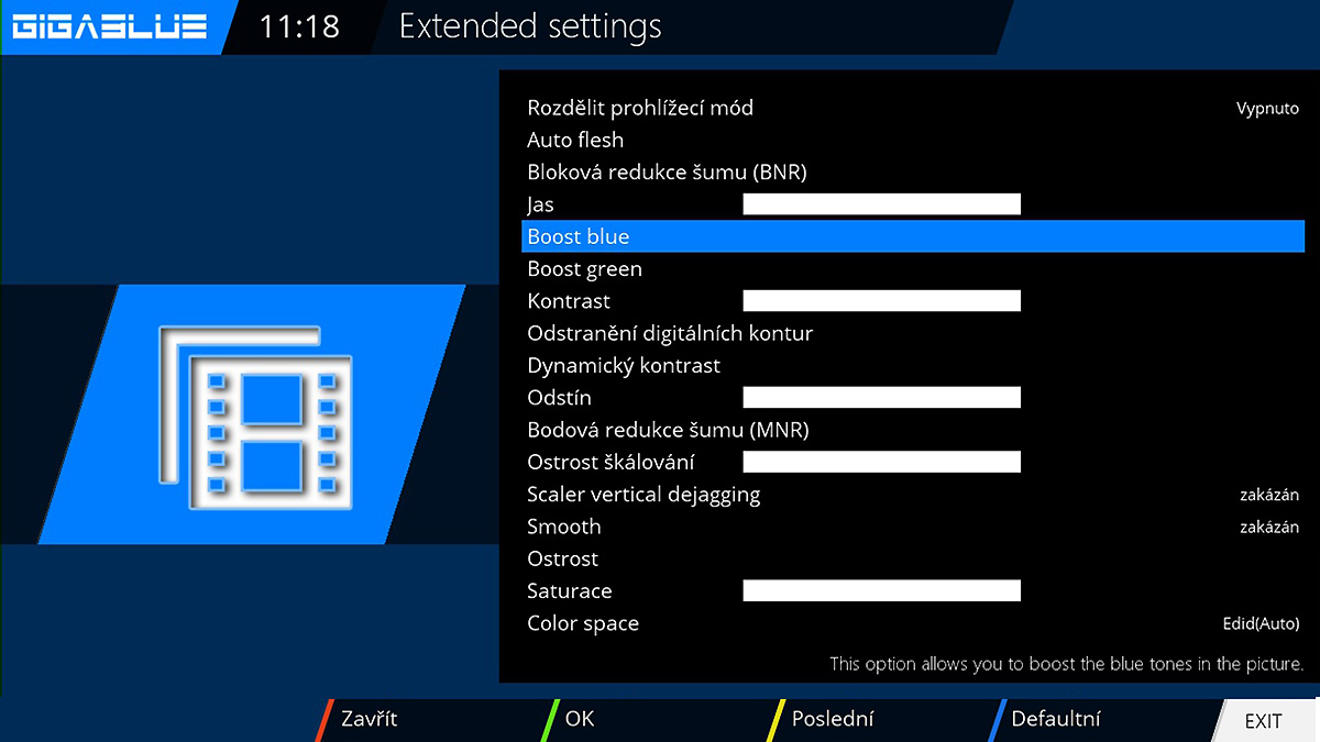 Fotogalerie přijímače Gigablue HD X3