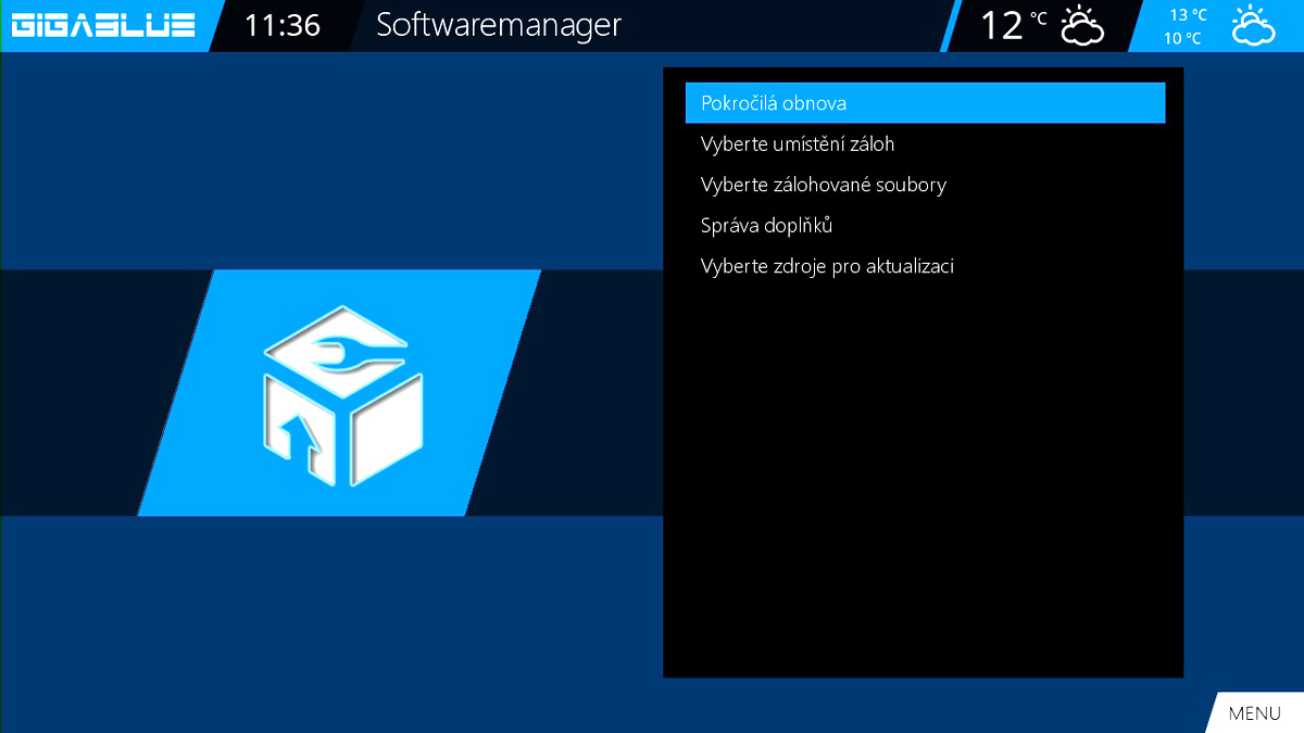 Fotogalerie přijímače Gigablue HD X3