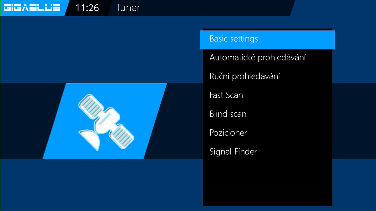 Fotogalerie přijímače Gigablue HD X3