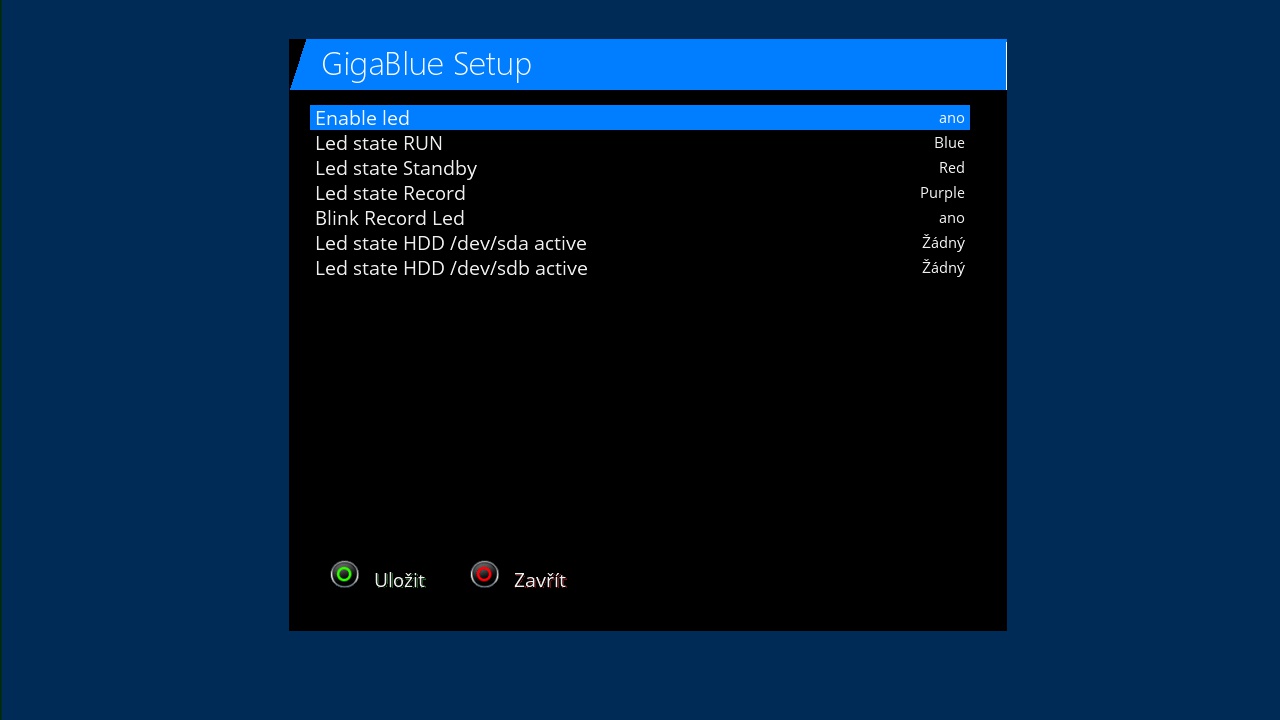 Fotogalerie přijímače Gigablue HD X3