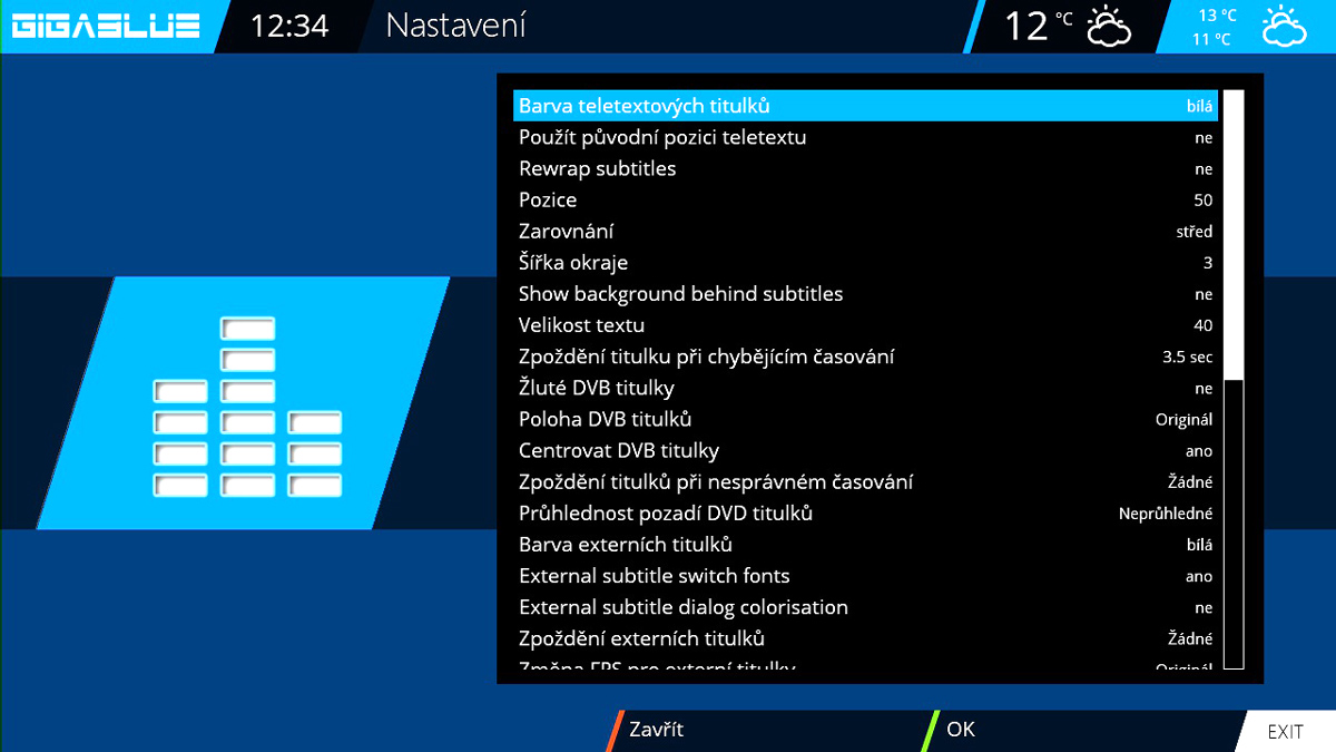 Fotogalerie přijímače Gigablue HD X3