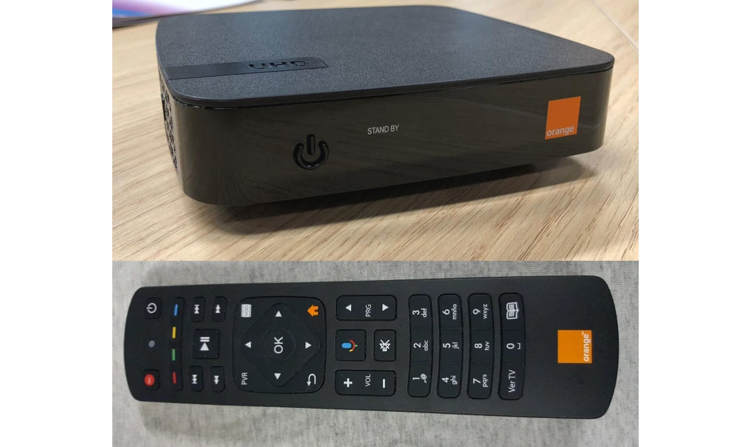 Set-top boxy španělského Orange