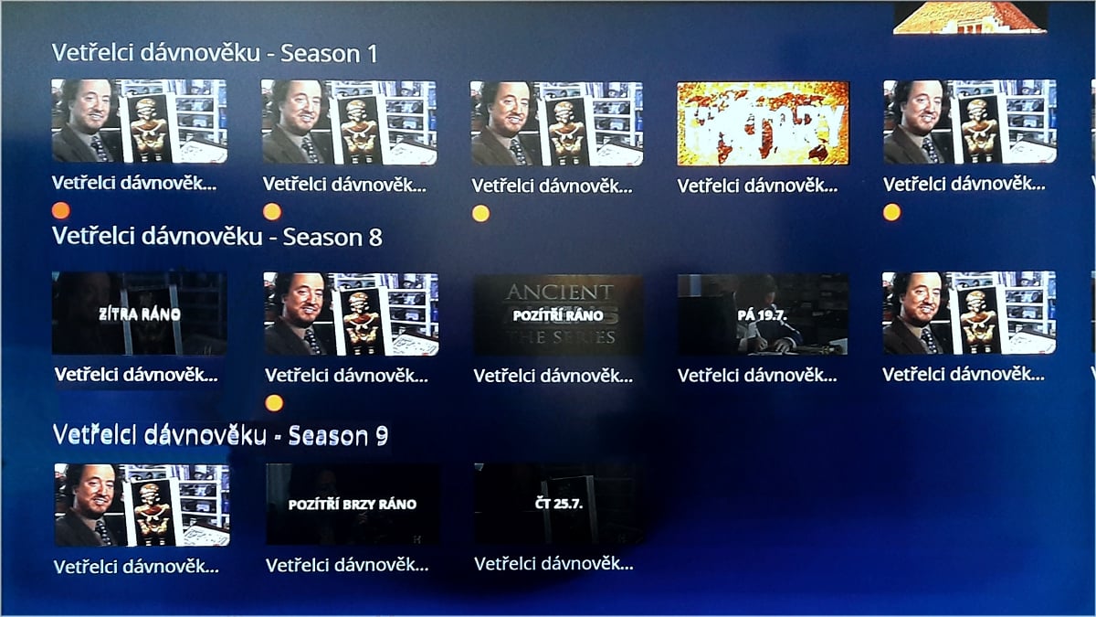 Více sezon pořadu napříč stanicemi