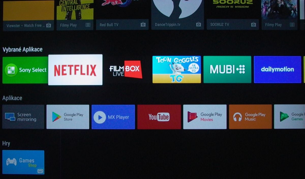 Sony KD-55XD8005 – Home