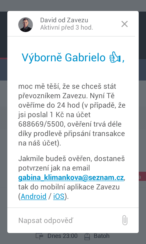 Zavezu.cz - jak se stát převozníkem