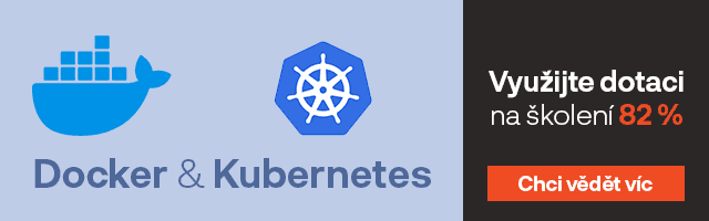 docker + kubernetes školení s dotací tip