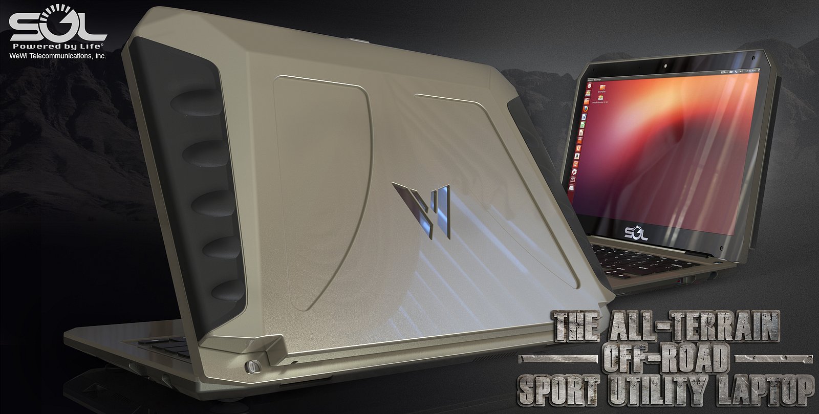 Sol: notebook se solárními panely