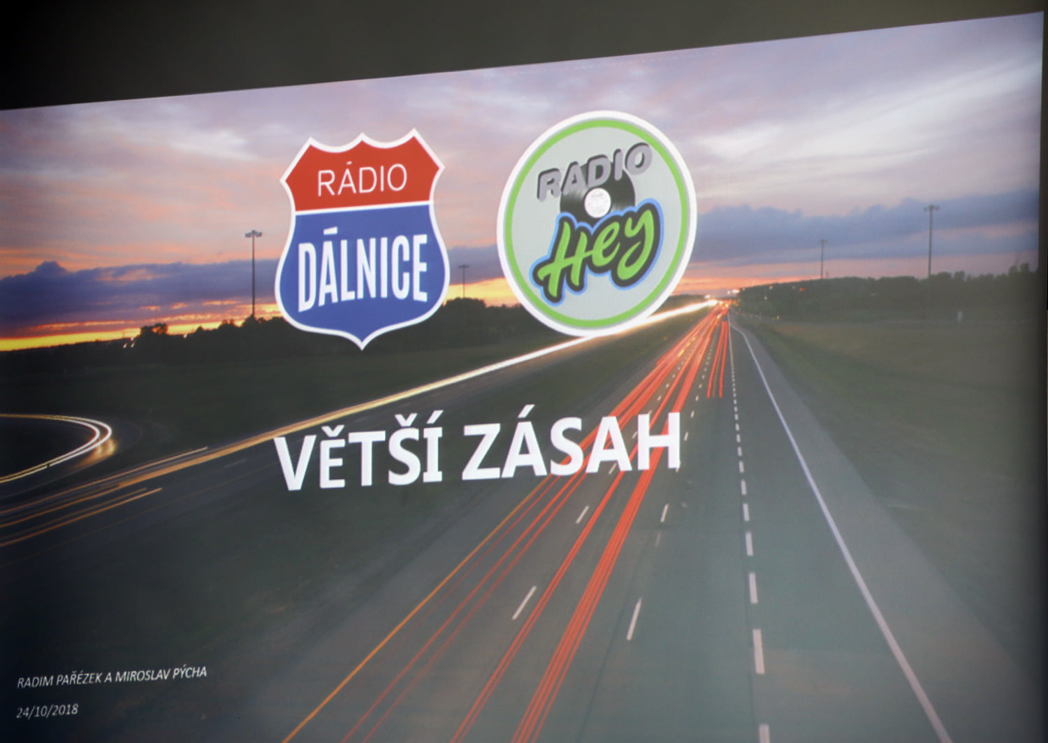 Tisková konference rádia Dálnice