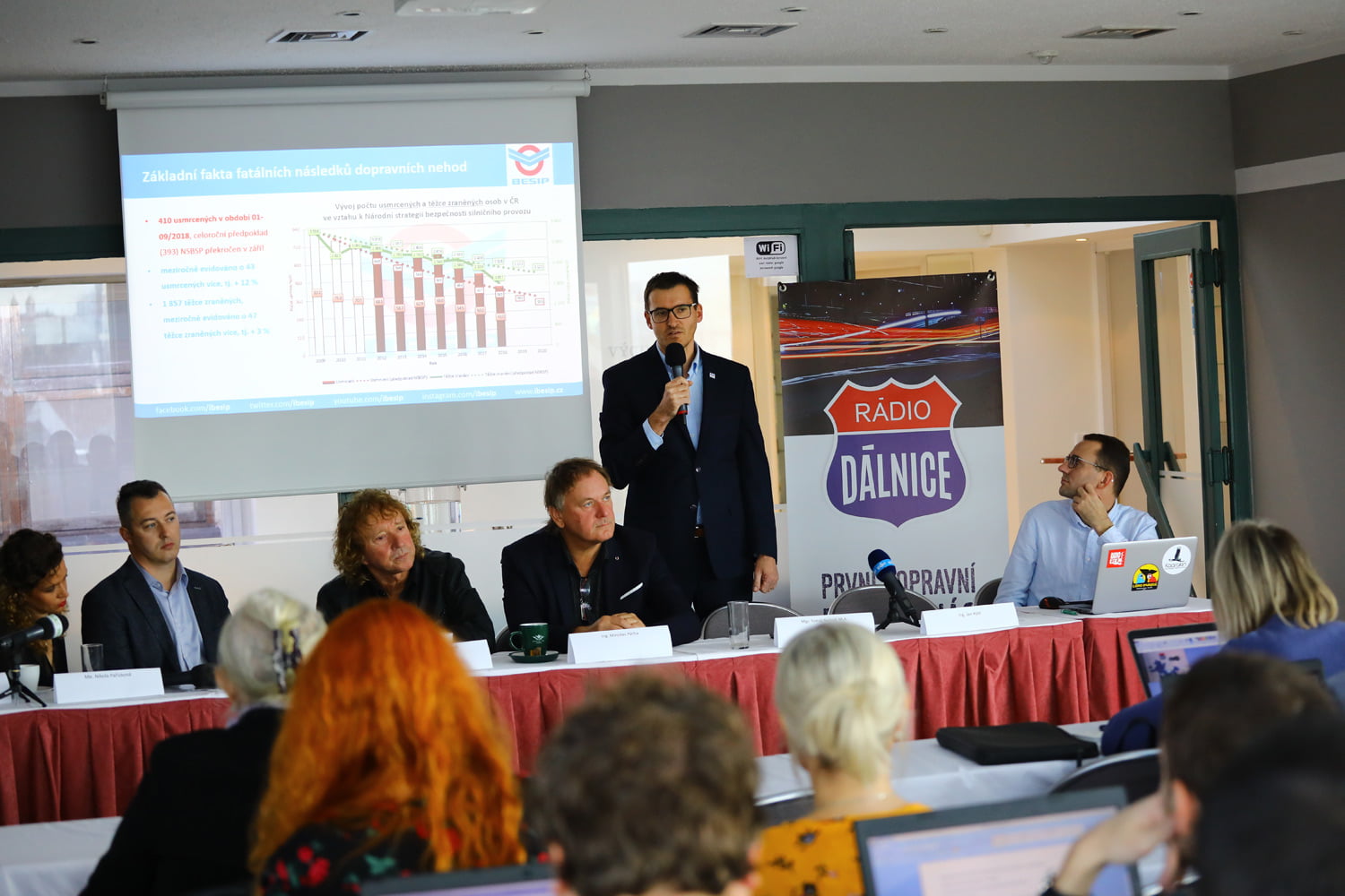 Tisková konference rádia Dálnice