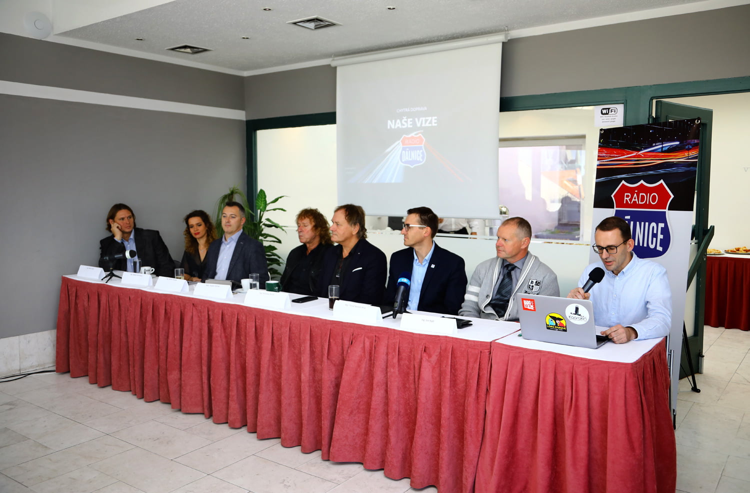 Tisková konference rádia Dálnice
