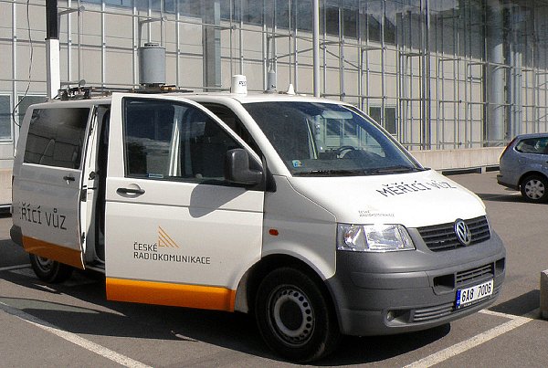 Měřící vůz Českých Radiokomunikací