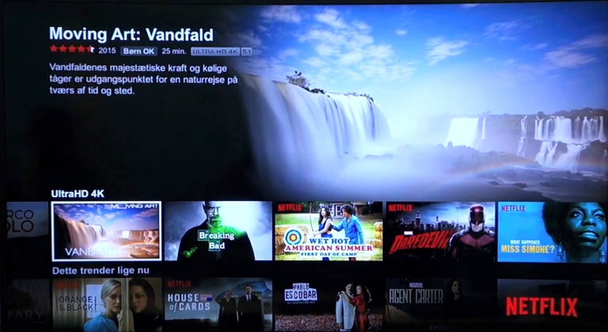 Netflix ve 4K na boxu Waoo