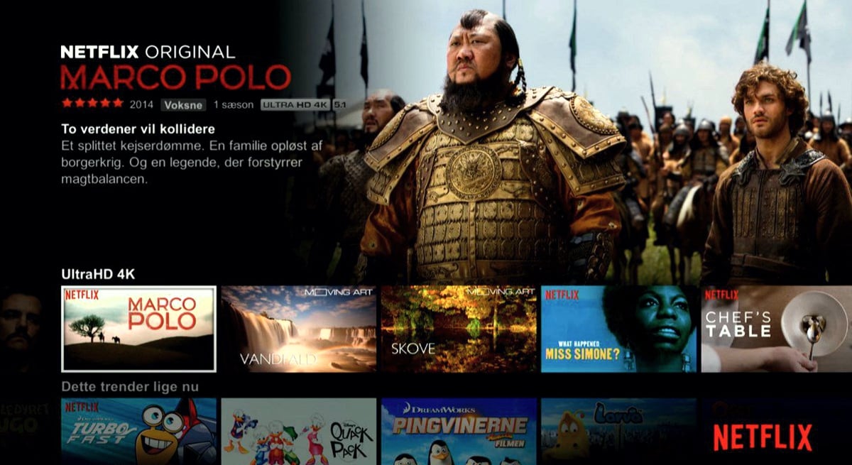 Netflix ve 4K na boxu Waoo