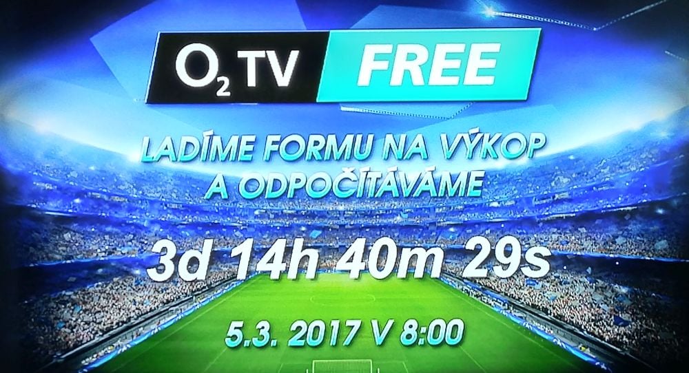 O2 TV Free - spuštěna smyčka, 1. 3. 2017
