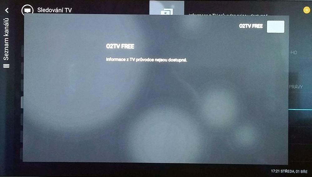 O2 TV Free - spuštěna smyčka, 1. 3. 2017