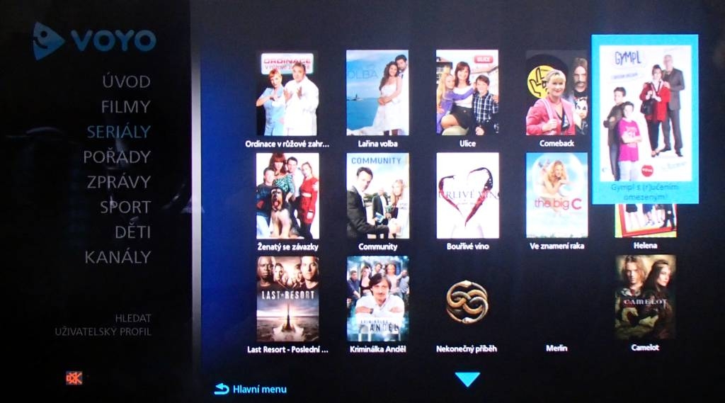 I na tomto televizoru se (stejně jako u vrcholového LCD modelu  WT60) Voyo chovalo naprosto bezproblémově a drobná ovládací úskalí snadno překonáte. Za provozu jsem neměl žádný problém, pouze bych přivítal manuální nastavení kvality, které by mému připojení přes 16 Mb/s určitě slušelo.